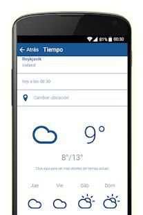 El Tiempo en Islandia screenshot 3