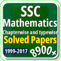 SSC Mathematics Chapter Wise Solved Paper 1999-17 on 9Apps