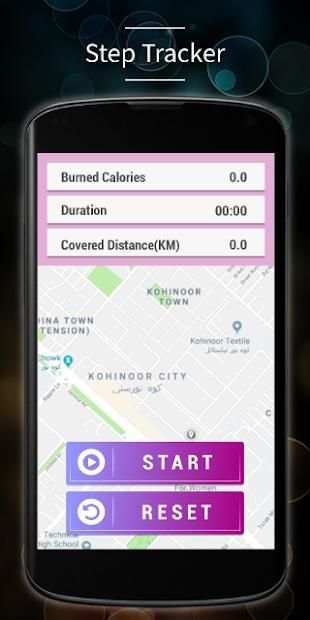 simple pedometer : track my steps app for android स्क्रीनशॉट 2
