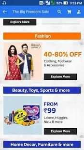 FREEDOM SALE SHOPPING APP screenshot 1