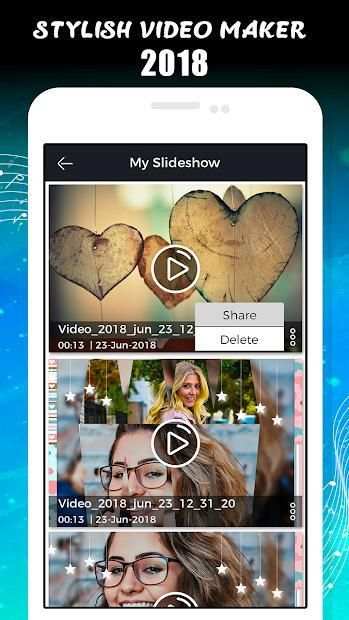 Stylish Video Maker 2018 screenshot 2