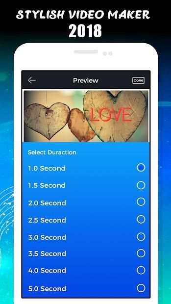 Stylish Video Maker 2018 स्क्रीनशॉट 1