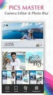 Pics Master - Camera Editor & Photo Blur screenshot 4