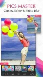 Pics Master - Camera Editor & Photo Blur screenshot 2