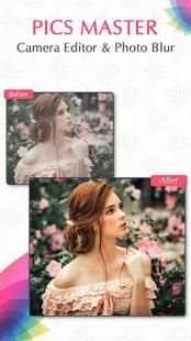 Pics Master - Camera Editor & Photo Blur स्क्रीनशॉट 3