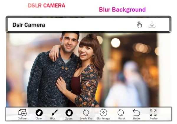DSLR Camera, Blur Camera, Blur Background, Beauty 1 تصوير الشاشة