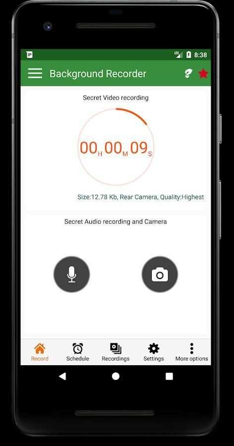 Recorder HD Video - Hidden screenshot 4