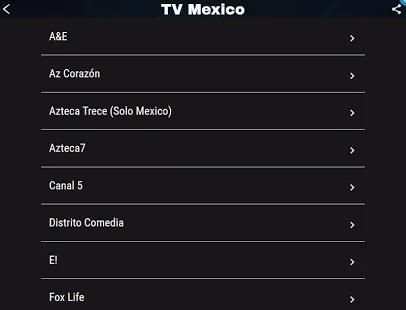 TV México screenshot 1