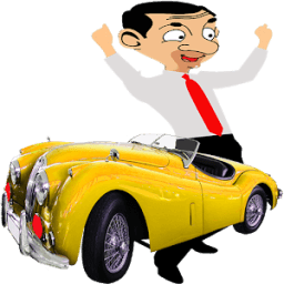 Mr bean drive a speed car &amp; collect gifts icon