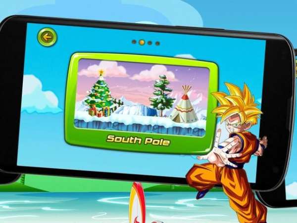 Saiyan Goku Racing screenshot 2
