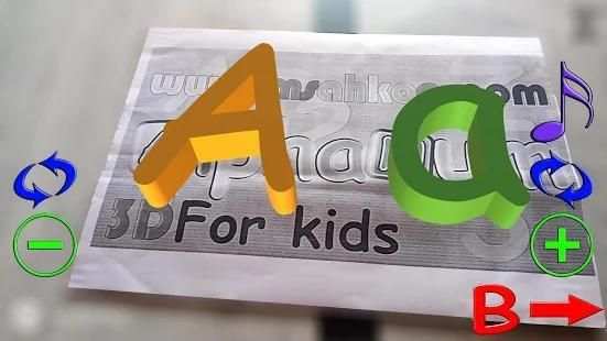 AlphaNum - Augmented Reality Kids Learning App स्क्रीनशॉट 2