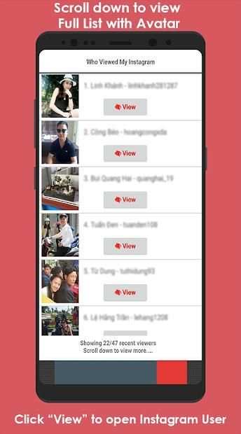 Who viewed my profile for Instagram screenshot 2