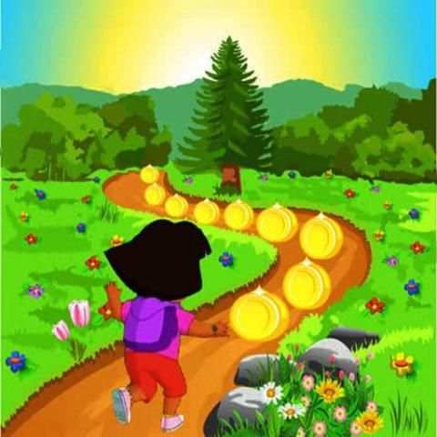 Temple Princess Dora Jungle Servival Run 3D screenshot 1