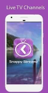 Snappy Streamz Live TV Guia screenshot 2