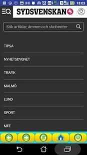 Sydsvenskan Browser screenshot 3