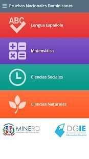 Pruebas Nacionales Dominicanas 7 تصوير الشاشة