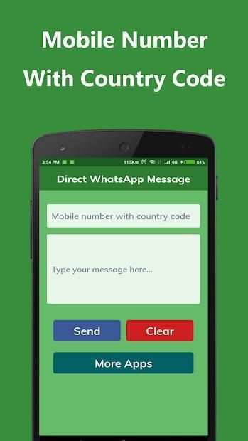 Direct WhatsApp Message - Without Contact screenshot 2