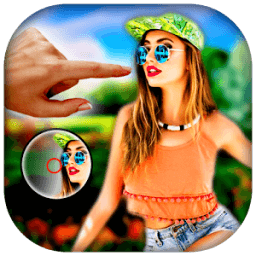 DSLR Camera : Auto Blur Background : Blur Effect आइकन