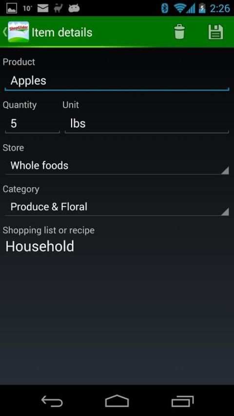 ShopGlider Shopping List screenshot 5