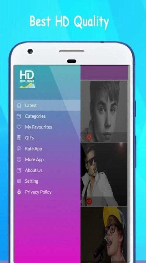 Justin Bieber Wallpapers HD screenshot 1