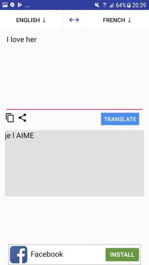 Translator Lite screenshot 1