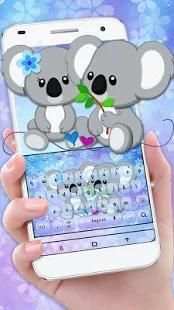 Cute Koala Keyboard स्क्रीनशॉट 3