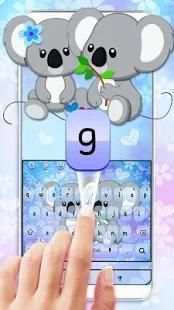 Cute Koala Keyboard स्क्रीनशॉट 2
