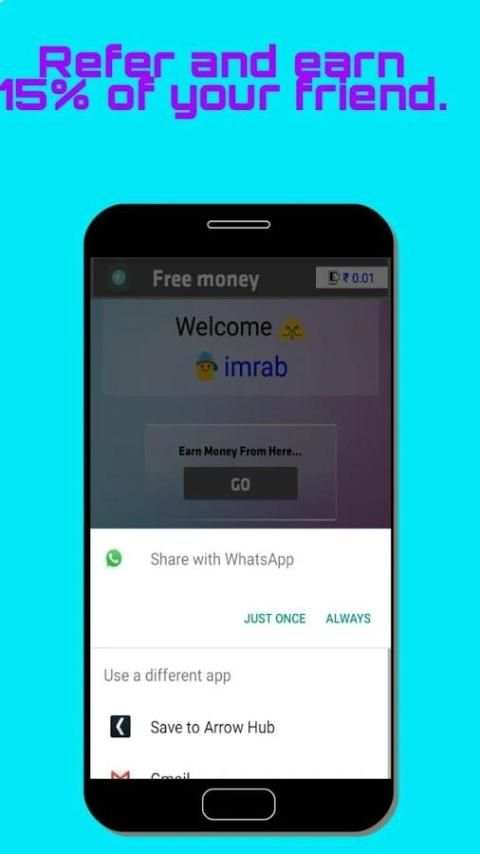 FREE MONEY-EARN UNLIMITED MONEY скриншот 1