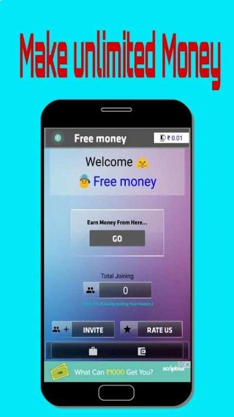 FREE MONEY-EARN UNLIMITED MONEY скриншот 2