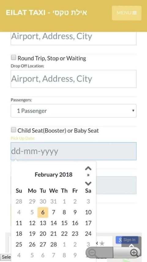 Eilat Taxi - Israeli transportation screenshot 1