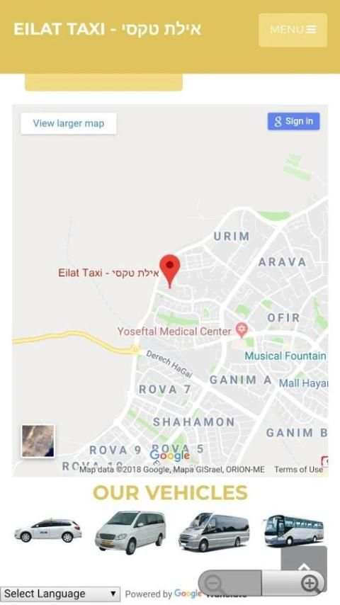 Eilat Taxi - Israeli transportation screenshot 2