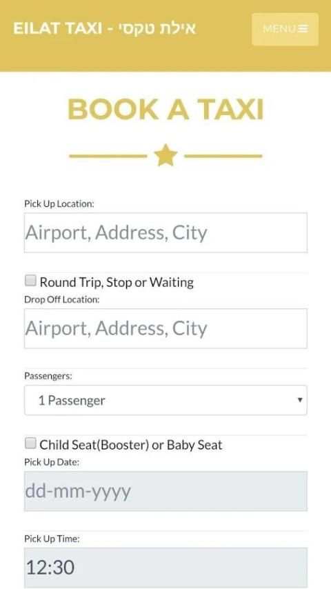 Eilat Taxi - Israeli transportation screenshot 3