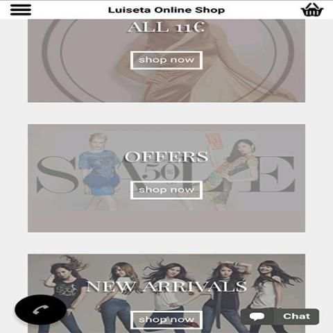 Luiseta Online Shop screenshot 2