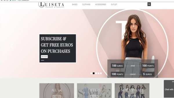 Luiseta Online Shop screenshot 1
