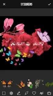 Name 3D Effect Smoke Art Trends screenshot 2