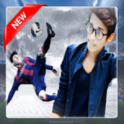 Football photo frame icon