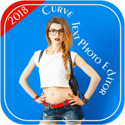 Curve Text On Photo : NameArt icon