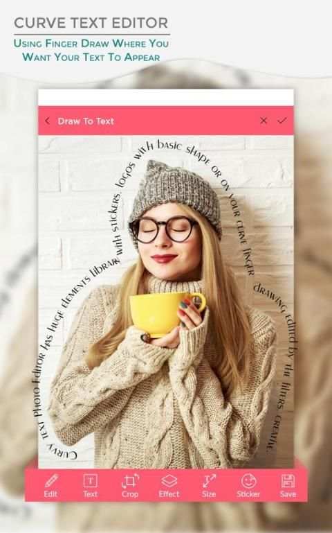 Curve Text On Photo : NameArt screenshot 4