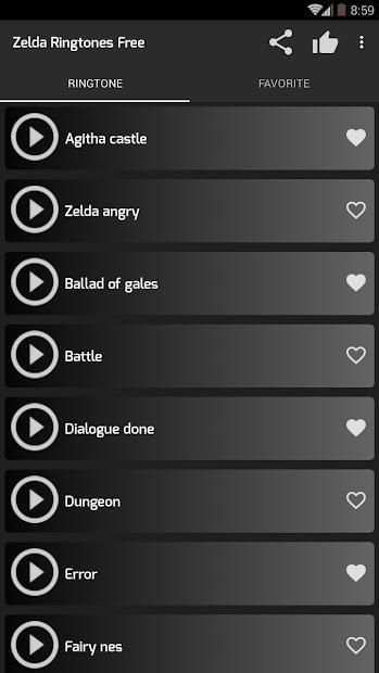 Zelda Ringtones Free screenshot 7