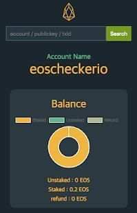 EOS Checker screenshot 4