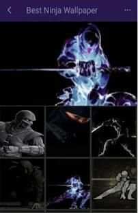 Wallpaper Ninja Hitam screenshot 1