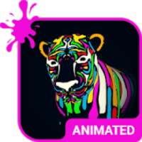 Rainbow Lioness Animated Keyboard + Live Wallpaper logo