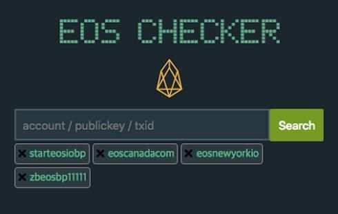 EOS Checker screenshot 2