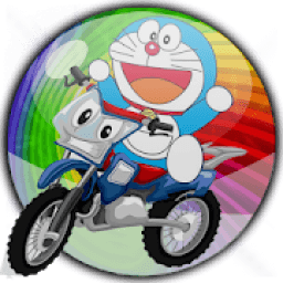 ikon Doraemon Hero Cat Racing Bike