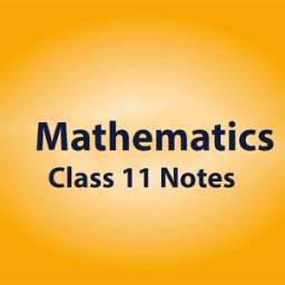 Class 11 Mathematics Notes