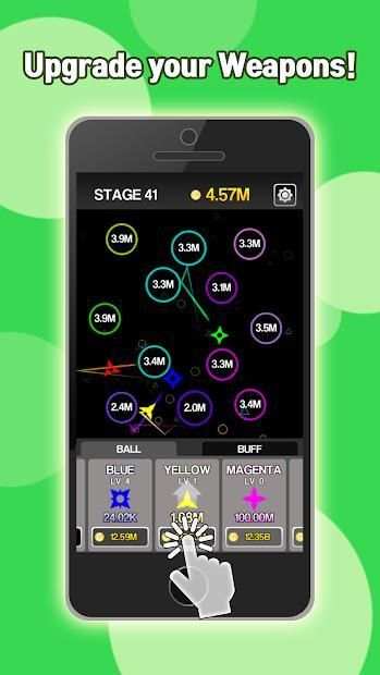 Idle Ninja Dagger: Number Brick Breaker screenshot 2