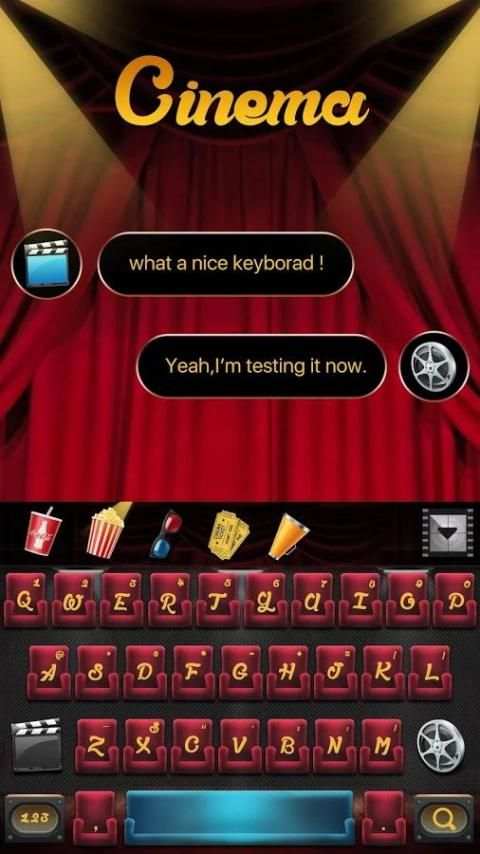 Cinema Keyboard screenshot 1