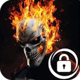 Flaming Skull Rider Ghost Best HD Phone Lock 1.0