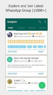 GroupSor - Join & Promote WhatsApp Group Link screenshot 6