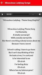 Miraculous Ladybug Songs screenshot 1